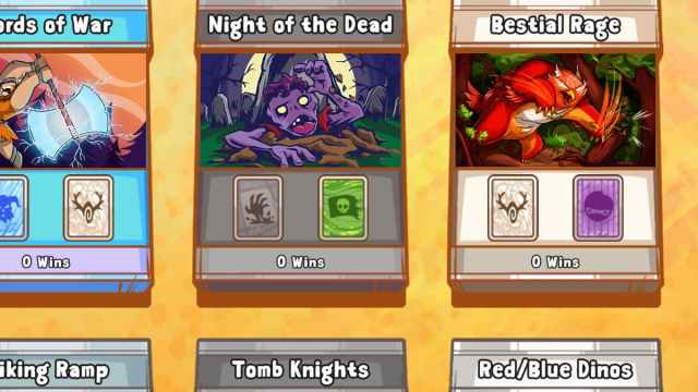 Deck builds in Cards and Castles 2