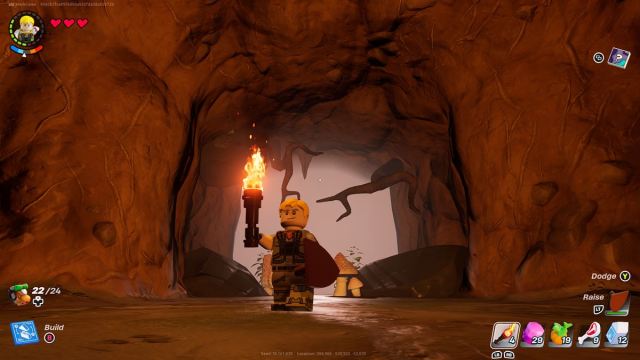 Quest 2. Find and enter a cave in a Survival World.