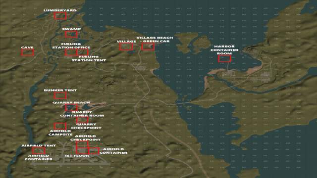 All satchel bag locations in Project Delta