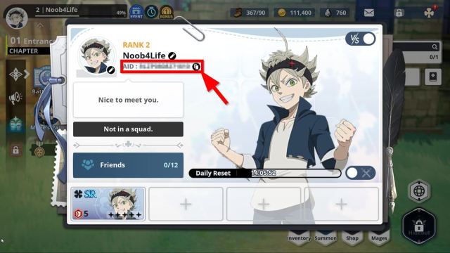 How To Redeem Codes In Black Clover Mobile