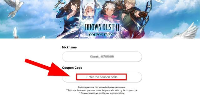 How To Redeem Brown Dust 2 Codes