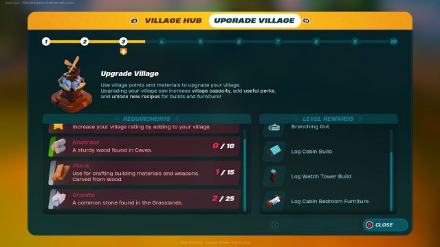 Quest 3. Get a village rating of 4 in a Survival World.