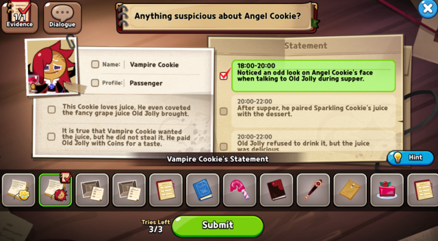 angel cookie suspicious