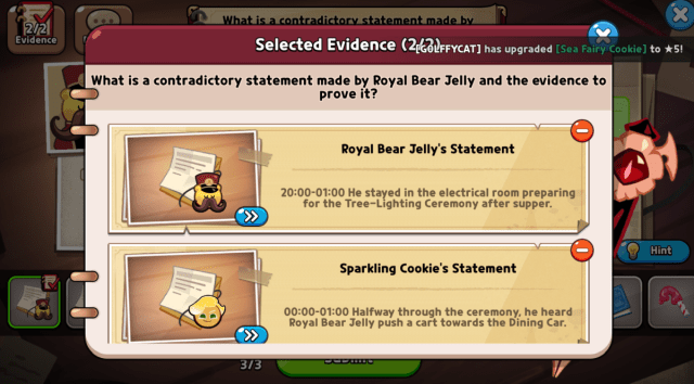 Royal bear jelly's contradictory statement