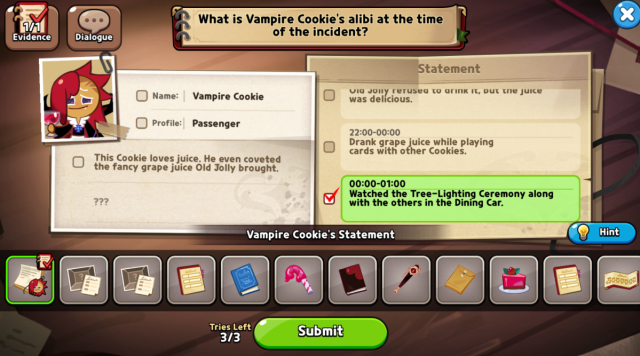 vampire cookie alibi