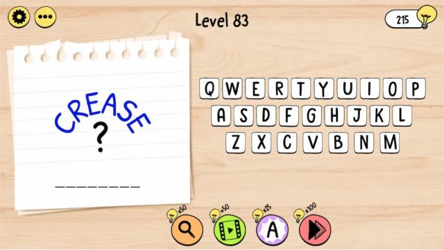 Level 83 in Brain Test: Tricky Words