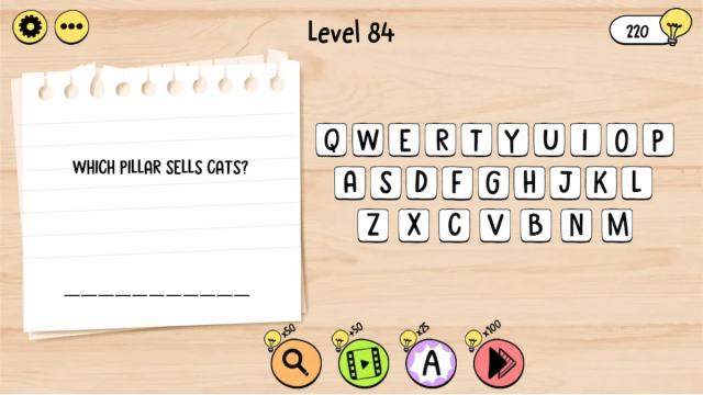 Level 84 in Brain Test: Tricky Words
