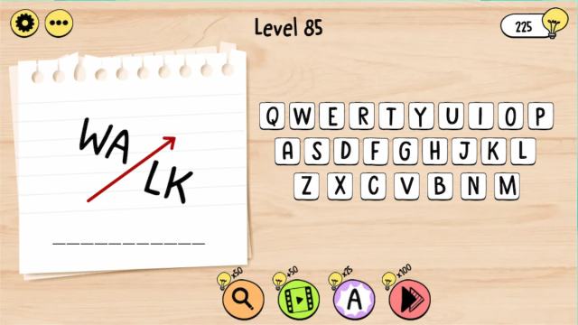 Level 85 in Brain Test: Tricky Words
