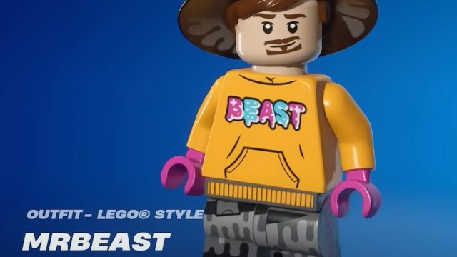 Mr. Beast in LEGO Fortnite