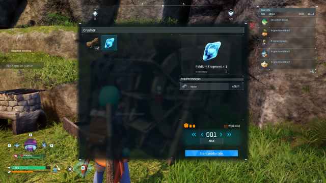 Palworld Paldium farming