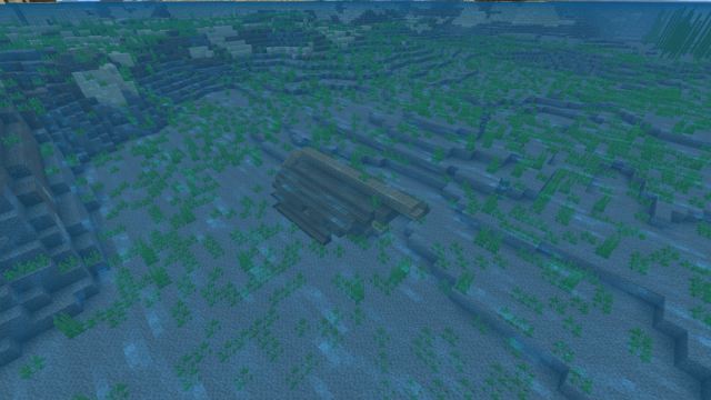 Shipwreck in Minecraft