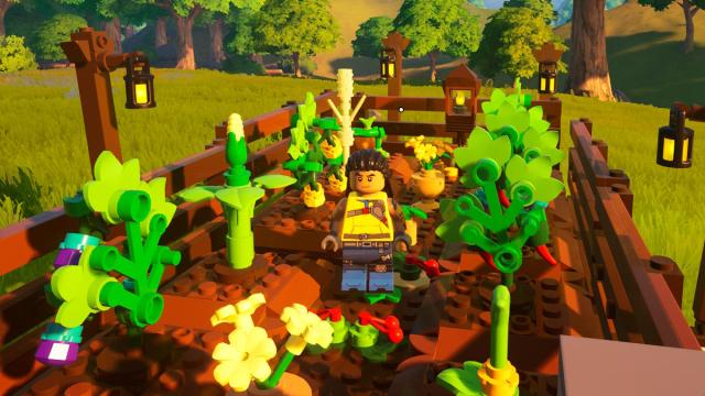How to Make a Garden in LEGO Fortnite