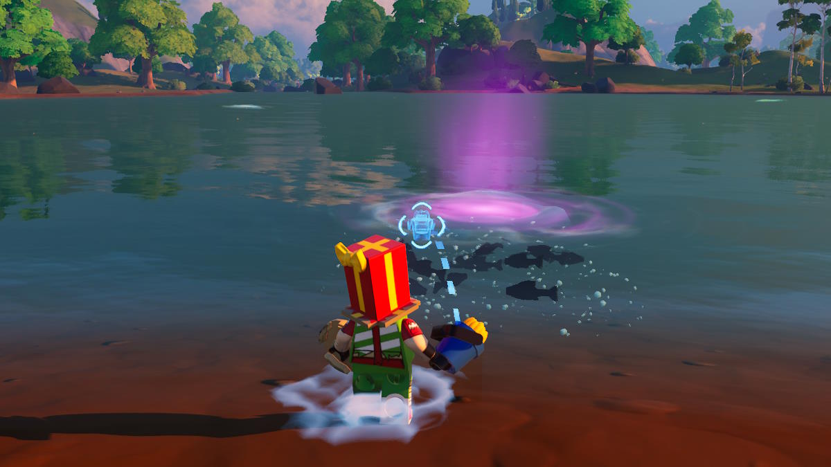 How to Get Bait Bucket in LEGO Fortnite Touch, Tap, Play